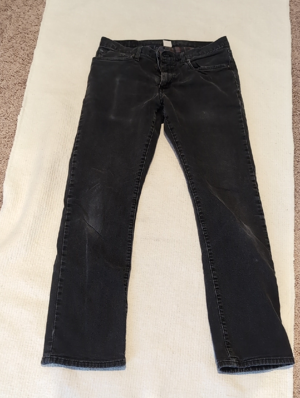 Eddie Bauer Men's Flannel Lined Denim Pants